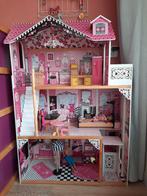 Kidscraft Barbie/poppenhuis, hout, roze, Gebruikt, Ophalen