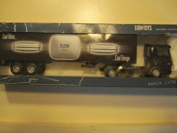 DAF CF trekker oplegger o/zon cool mints (Lion Toys), Hobby en Vrije tijd, Modelauto's | 1:50, Nieuw, Bus of Vrachtwagen, Lion Toys