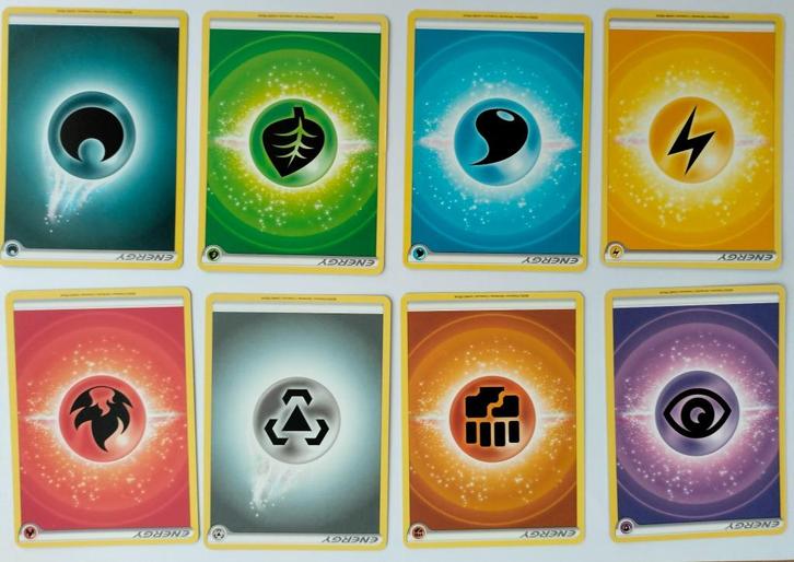 Set Pokémon Energy kaarten, Verzamelen, Speelkaarten, Jokers en Kwartetten, Zo goed als nieuw, Verzenden