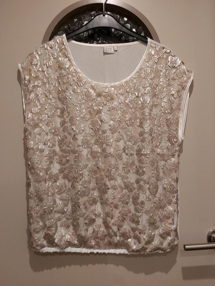 Green Ice, feestelijke top/blouse, en polo, mt L alles zgan, Kleding | Dames, Blouses en Tunieken, Zo goed als nieuw, Maat 38/40 (M)