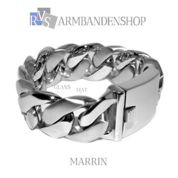Rvs armband Glans Mat RVS heren sieraden rvs zilver. beschikbaar voor biedingen