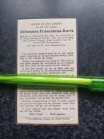 Bidprentje Deurne Johannes Aarts 1863 1951, Verzamelen, Ophalen, Bidprentje