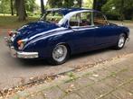 Jaguar MK II 1960 motor gereviseerd, Auto's, Oldtimers, Blauw, 2483 cc, Leder, Overige kleuren