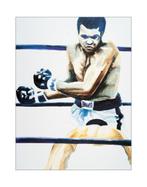 Rene Brone "Mohammed Ali", Antiek en Kunst, Kunst | Litho's en Zeefdrukken, Verzenden