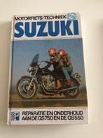werkplaatshandboek SUZUKI GS550 & GS750; 17,95 Euro, Motoren, Handleidingen en Instructieboekjes, Suzuki