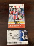 Ticket + Programma PSV - AS Monaco Champions League 22-2-05, PSV, Gebruikt, Ophalen of Verzenden
