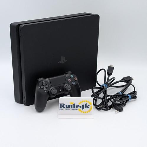 Sony Playstation 4 Slim 500Gb incl. controller - Nette staat, Spelcomputers en Games, Spelcomputers | Sony PlayStation 4, Zo goed als nieuw