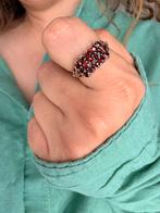 Vintage 9 karaat granaat, Sieraden, Tassen en Uiterlijk, Ringen, Vintage, 18 tot 19, Vintage, Vintage