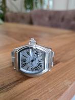 Cartier Roadster GMT XL Steel/ mooie staat, Overige merken, Staal, Cartier, Rue des Alisiers 10, 2300 La Chaux-de-Fonds, Zwitserland