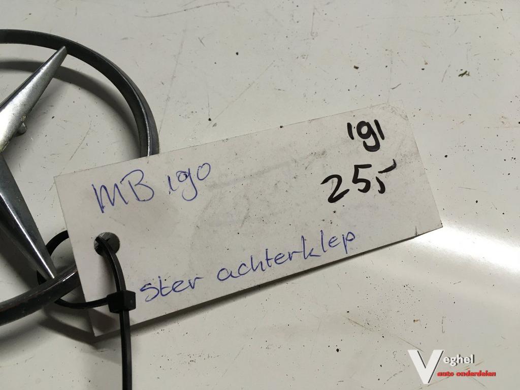 Mercedes W201 1991  Ster achterklep