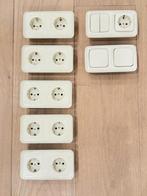 Stopcontacten en schakelaars, Doe-het-zelf en Verbouw, Elektra en Kabels, Ophalen, Gebruikt, Stopcontact
