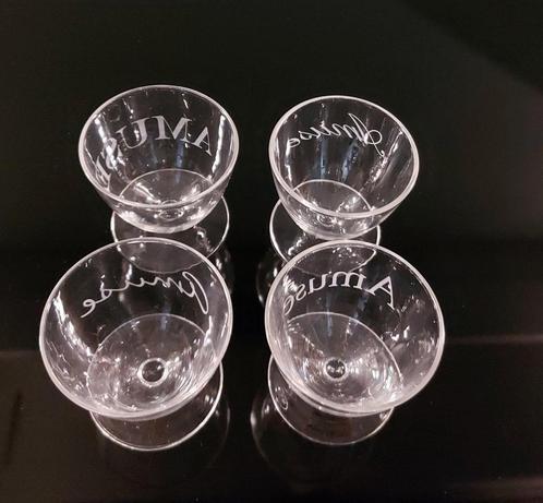 Amuse glaasjes van Riviera Maison 4x, Verzamelen, Glas en Borrelglaasjes, Zo goed als nieuw, Ophalen of Verzenden