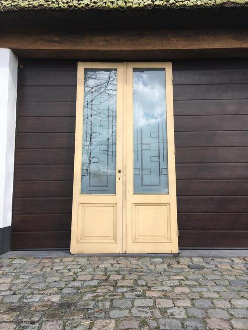 Hoge antieke dubbele ensuite deuren, Doe-het-zelf en Verbouw, Overige Doe-het-zelf en Verbouw, Gebruikt, Ophalen