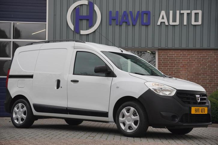 Dacia Dokker 1.6 MPI, AIRCO, TREKHAAK, BTW-VRIJ / MARGE, Auto's, Bestelauto's, Bedrijf, Te koop, ABS, Airconditioning, Alarm, Dakrails