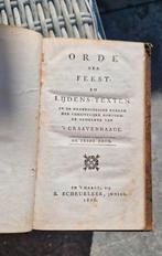 ORDE DER
FEEST EN
LIJDENS-TEXTEN, s' Graavenhage 1806, Ophalen of Verzenden