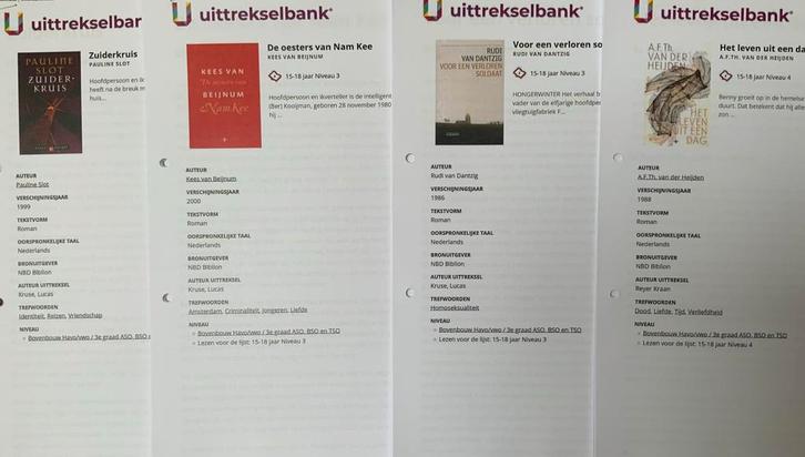 HAVO VWO Examenbundel Nederlands mondeling uittreksels, Boeken, Studieboeken en Cursussen, Ophalen of Verzenden