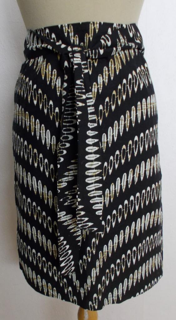 Mooie zwart/beige batik print rok! 38, Kleding | Dames, Rokken, Zo goed als nieuw, Maat 38/40 (M), Zwart, Verzenden