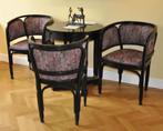 Art Deco bistrotafel met 3 stoelen, Ophalen