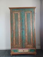 Stoere, landelijke kast van driftwood, Ophalen, Gebruikt, 100 tot 150 cm, Landelijk