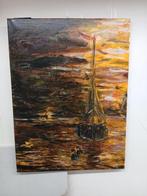 olie op doek, Antiek en Kunst, Ophalen of Verzenden