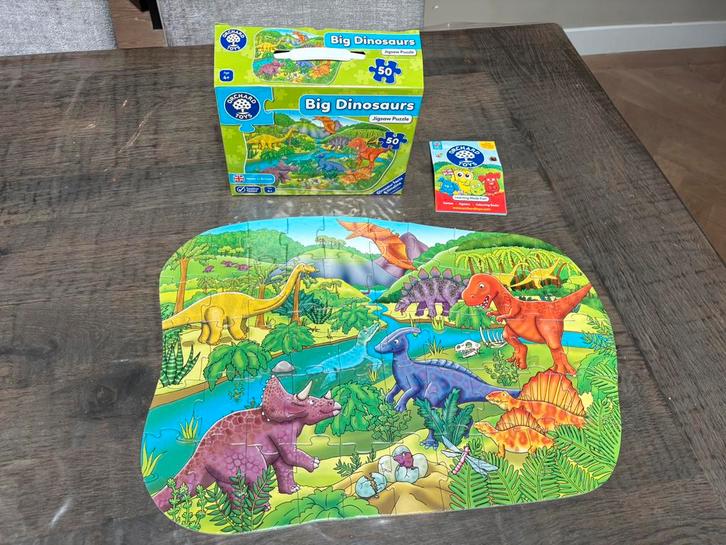 Dinosaurus puzzel 4+ Nieuw van Orchard Toys, met doos., Kinderen en Baby's, Speelgoed | Educatief en Creatief, Nieuw, Puzzelen