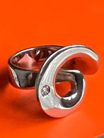 Morellato Zilverkleurige Ring met Edelsteen, Overige materialen, Verzenden, Zo goed als nieuw, 17 tot 18