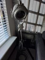 Stoer industrieel oude staande lamp, Antiek en Kunst, Ophalen of Verzenden