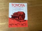 Toyota Brochure - Landcruiser oldtimer ea, Ophalen of Verzenden, Gelezen, Toyota