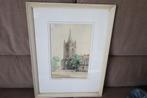 Zeist de oude kerk littho van B.Brobbel, Ophalen of Verzenden