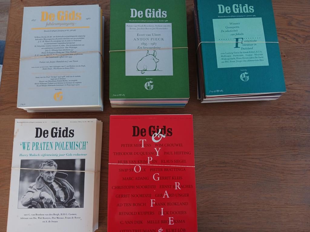Literair Tijdschrift - De Gids: jaargang 1987 - 1990 + 1993, Boeken, Tijdschriften en Kranten, Ophalen of Verzenden, Zo goed als nieuw