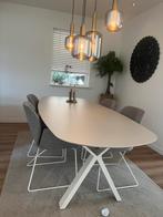 Manzini Eetkamerstoelen - 4 stuks, Huis en Inrichting, Stoelen, Ophalen, Gebruikt, Vier, Stof