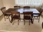Antieke eetkamertafel met 6 stoelen, Ophalen