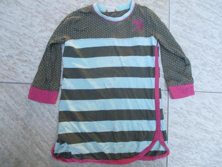 Hema jurk groen gestreept maat 98 / 104 jurkje, Kinderen en Baby's, Kinderkleding | Maat 98, Gebruikt, Meisje, Jurk of Rok, Ophalen of Verzenden