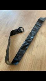 Zwarte Tailleriem met Ronde Gesp, Minder dan 3 cm, Minder dan 80 cm, Zwart, Tailleriem