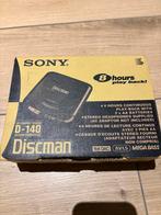 Sony Discman D-140 - Compleet met doos en handleiding!, Audio, Tv en Foto, Walkmans, Discmans en Minidiscspelers, Ophalen of Verzenden