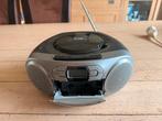 Philips cd soundmachine azb800 met cassette zie foto’s, Ophalen of Verzenden, Zo goed als nieuw, Radio, Met cd-speler
