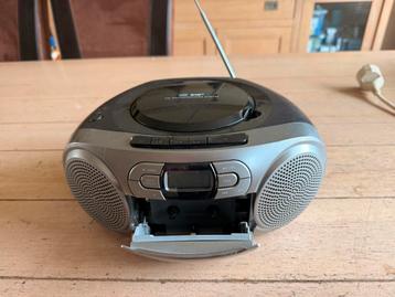Philips cd soundmachine azb800 met cassette zie foto’s beschikbaar voor biedingen