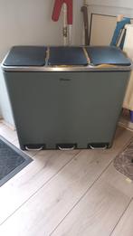 Prullenbak/pedaalemmer met 3 bakken, Ophalen, Zo goed als nieuw, Minder dan 50 cm
