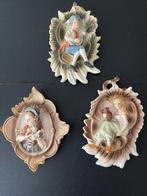 Setje van 3 porseleinen wandbordjes, Ophalen, Zo goed als nieuw