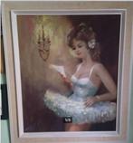 schilderij origineel Eugène Tissot Ballerina 60er, Antiek en Kunst, Ophalen