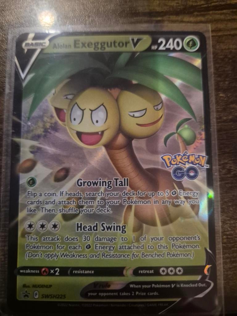 Alolan exeggutor v swsh225, Hobby en Vrije tijd, Verzamelkaartspellen | Pokémon, Ophalen of Verzenden, Nieuw