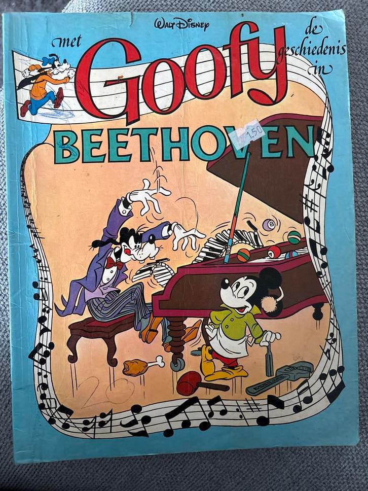 Goofy in Beethoven - Walt Disney Klassieker, Boeken, Stripboeken, Gelezen, Ophalen of Verzenden