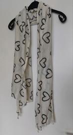 Sjaaltje esprit met hartjes of  silver creek, Ophalen of Verzenden, Zo goed als nieuw