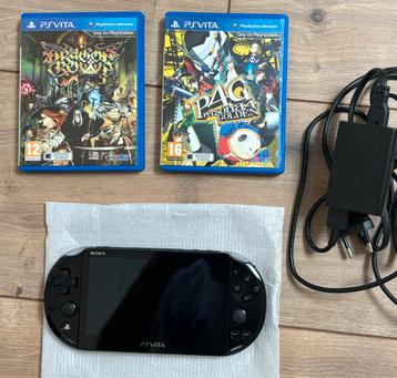 Sony PS Vita - Zwart - Inclusief 2 Top Games beschikbaar voor biedingen