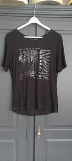 Le comte zwart shirt maat 36, Kleding | Dames, Zwart, Ophalen of Verzenden, Zo goed als nieuw, Korte mouw