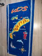Blauwe Kos Handdoek/ strandlak143X 77, Ophalen of Verzenden, Gebruikt, Blauw, Handdoek