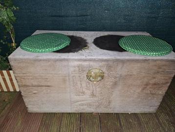 Houten Kist - 52x105x51 cm beschikbaar voor biedingen