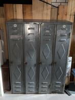 Vintage Metalen Lockerkast, Huis en Inrichting, Kasten | Lockerkasten, Ophalen, Gebruikt