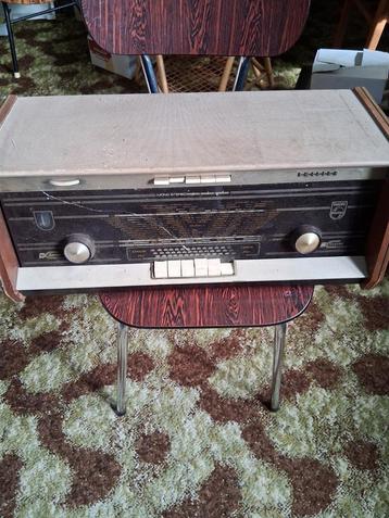 Vintage Philips Buizenradio - Opknapper/Restauratie beschikbaar voor biedingen