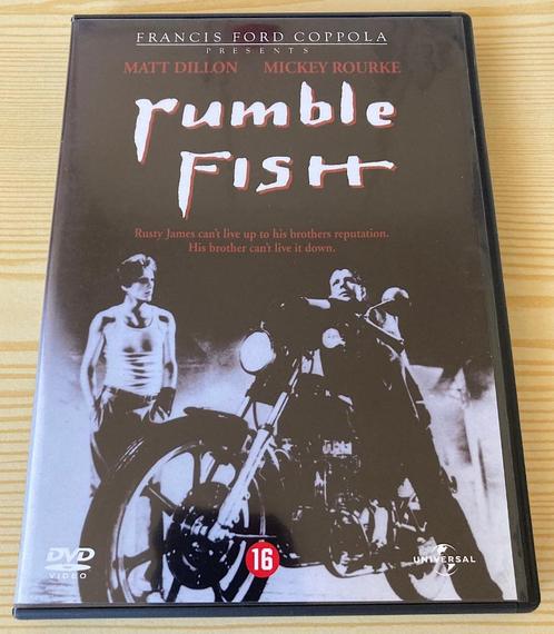 dvd Rumble Fish met Mickey Rourke, van Francis Ford Coppola, Cd's en Dvd's, Dvd's | Drama, Zo goed als nieuw, Drama, Vanaf 16 jaar